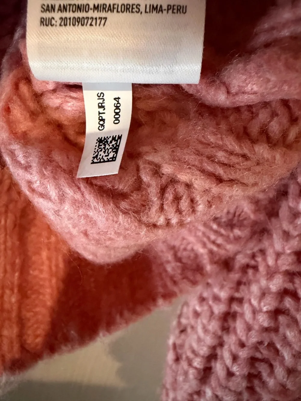 American Eagle Outfitters Dusty Pink Chunky Crewneck Sweater Medium